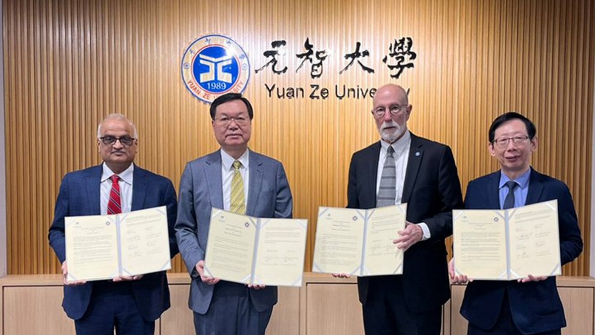 美國奧克拉荷馬市大學拜訪元智 簽署合作協議