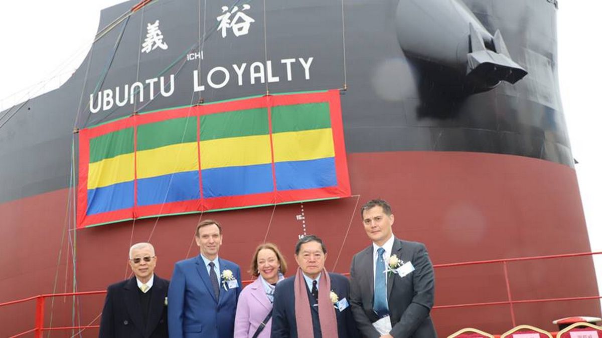 U-ming holds a christening and delivery ceremony today to welcome the 190,000 dwt dual-fuel capesize bulk carrier 
