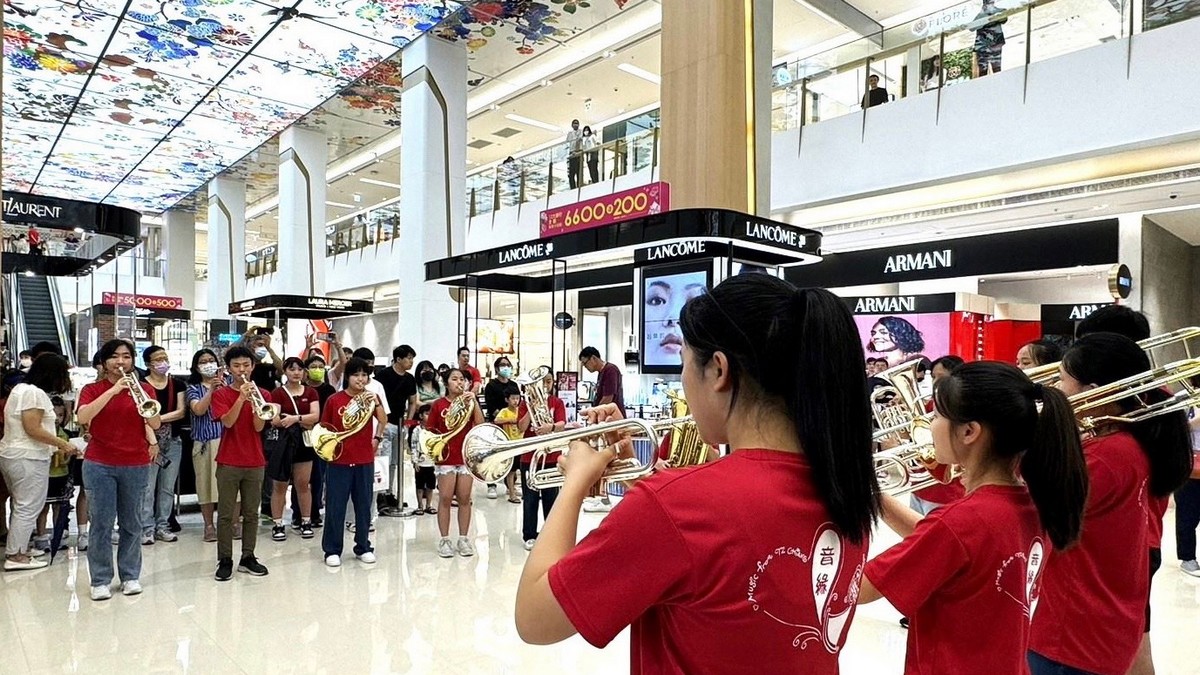 竹縣學生音樂展演遠百登場　音樂饗宴帶動藝文氛圍