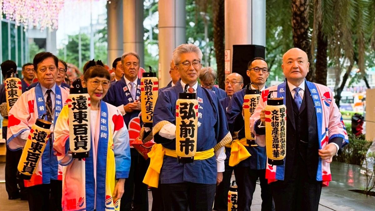 弘前蘋果飄香遠百 櫻花未來助陣