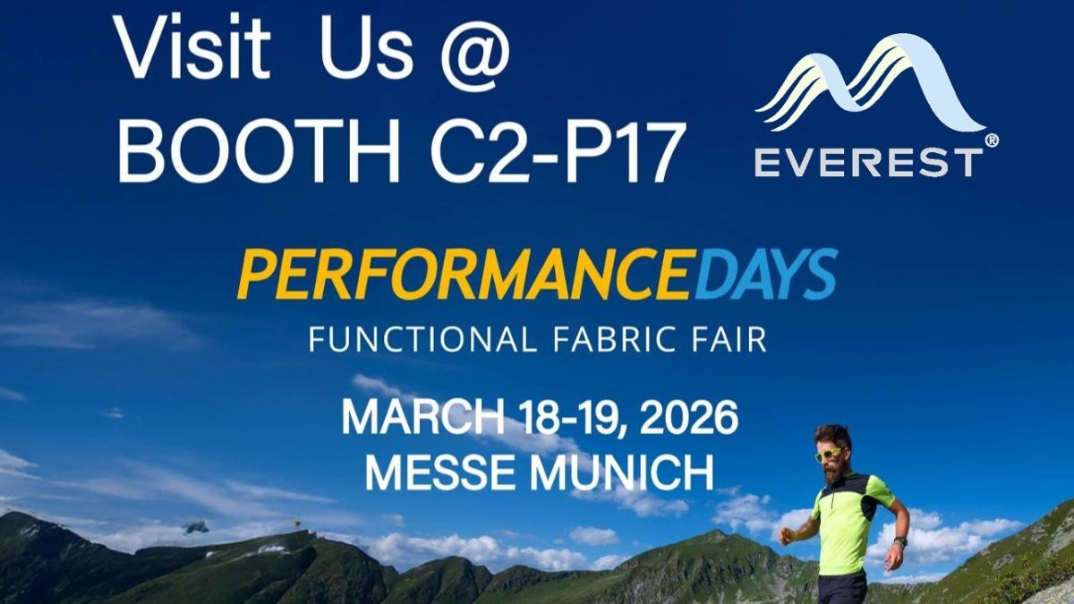 Visit Everest Textile at Performance Days Functional Fabric Fair in Munich